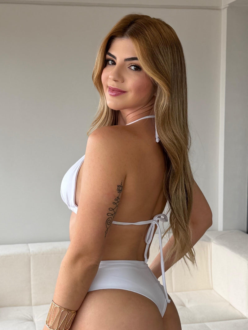 Biquini Hot Pant Branco - Bahia