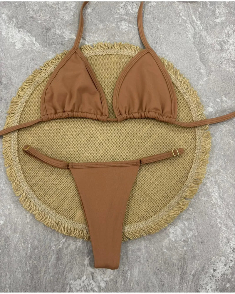 Biquini Marquinha Verano - Marrom