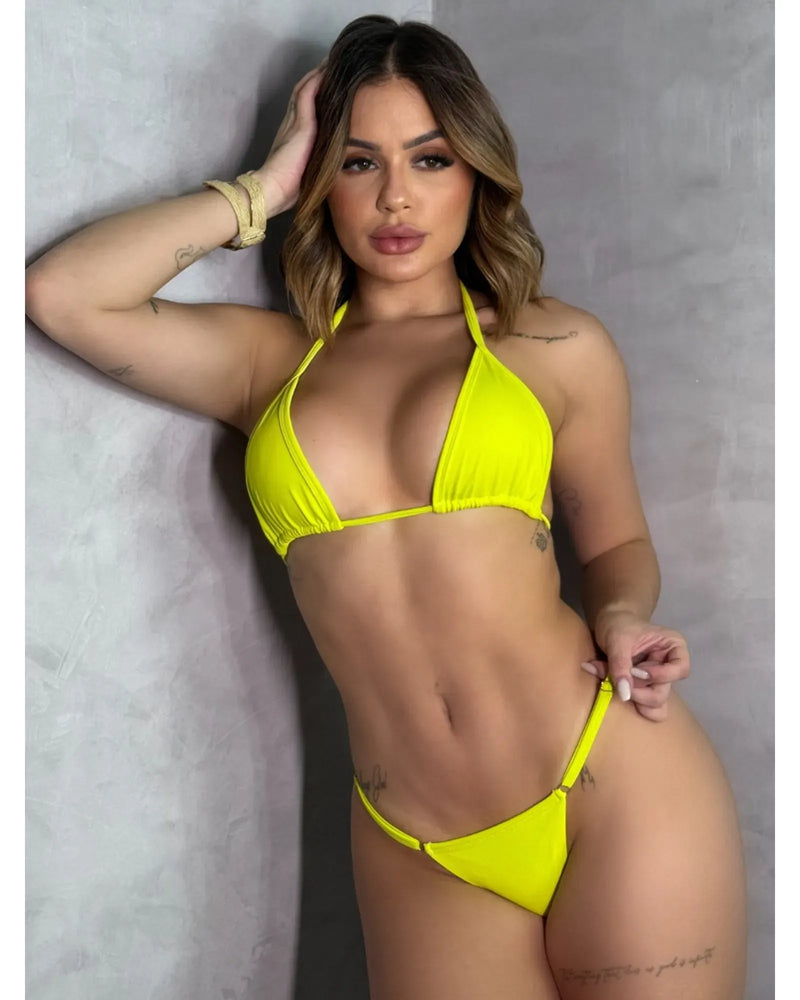 Biquini Marquinha Verano - Verde Limão