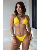 Biquini Verano - Amarelo com Verde