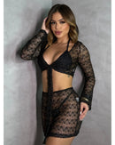 Conjunto Saida De Praia Top + Saia - Lux