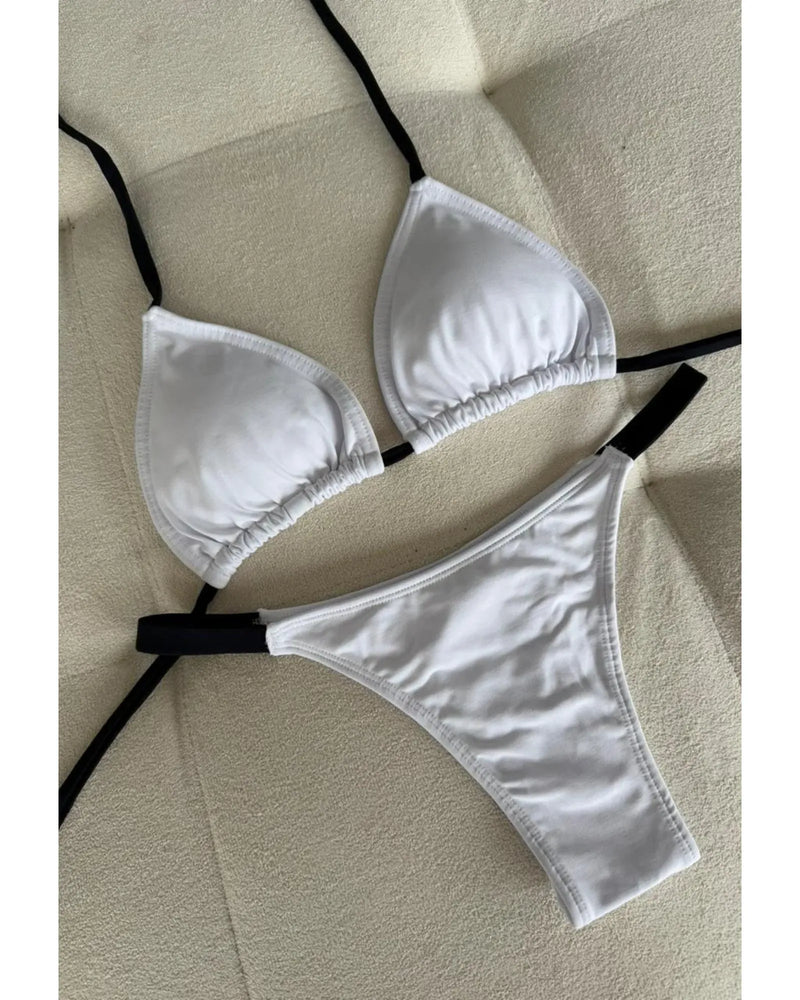 Biquini Verano - Branco com Preto